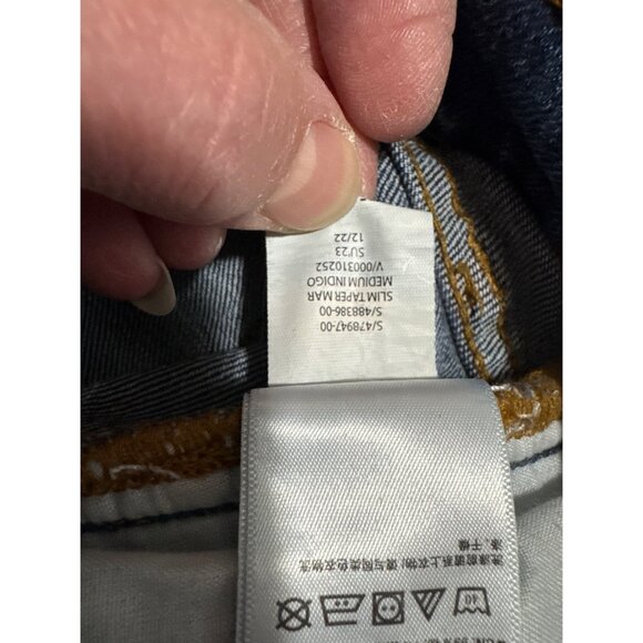 Gap Mens Slim Tapered Jeans 32x32 Blue Denim Casual Comfortable Fit - Picture 9 of 9